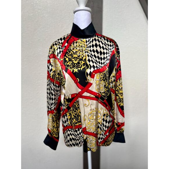 Vintage 1990s Escada Silk Blouse by Margaretha Ley – Made in Italy - Picture 1 of 9